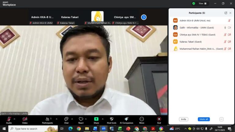 UMM Jadi Narasumber dan Pelaksana Program Bina Talenta Indonesia