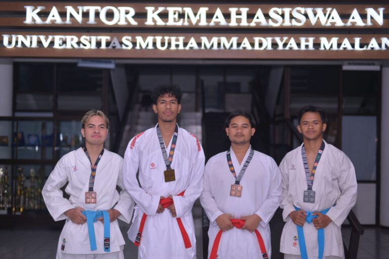 Borong 5 Medali, Kontingen Karate UMM Tampil Gemilang di Rektor Cup UIN Walisongo 11th Karate International Championship