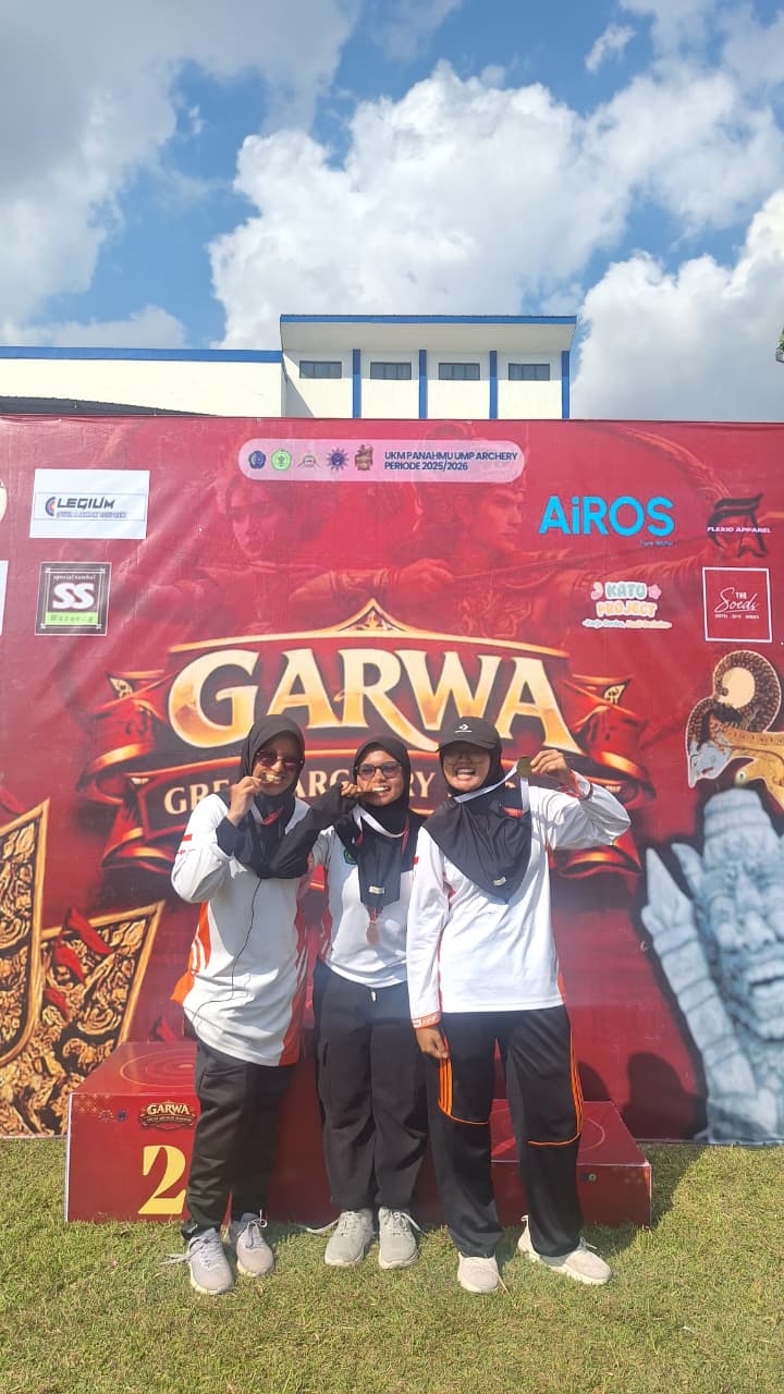 Tampil Impresif, Tim Panahan UKM JMAF Borong 3 Medali di Kejuaraan Great Archery Warrior UMP